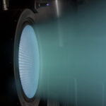 Picture of an ion thruster